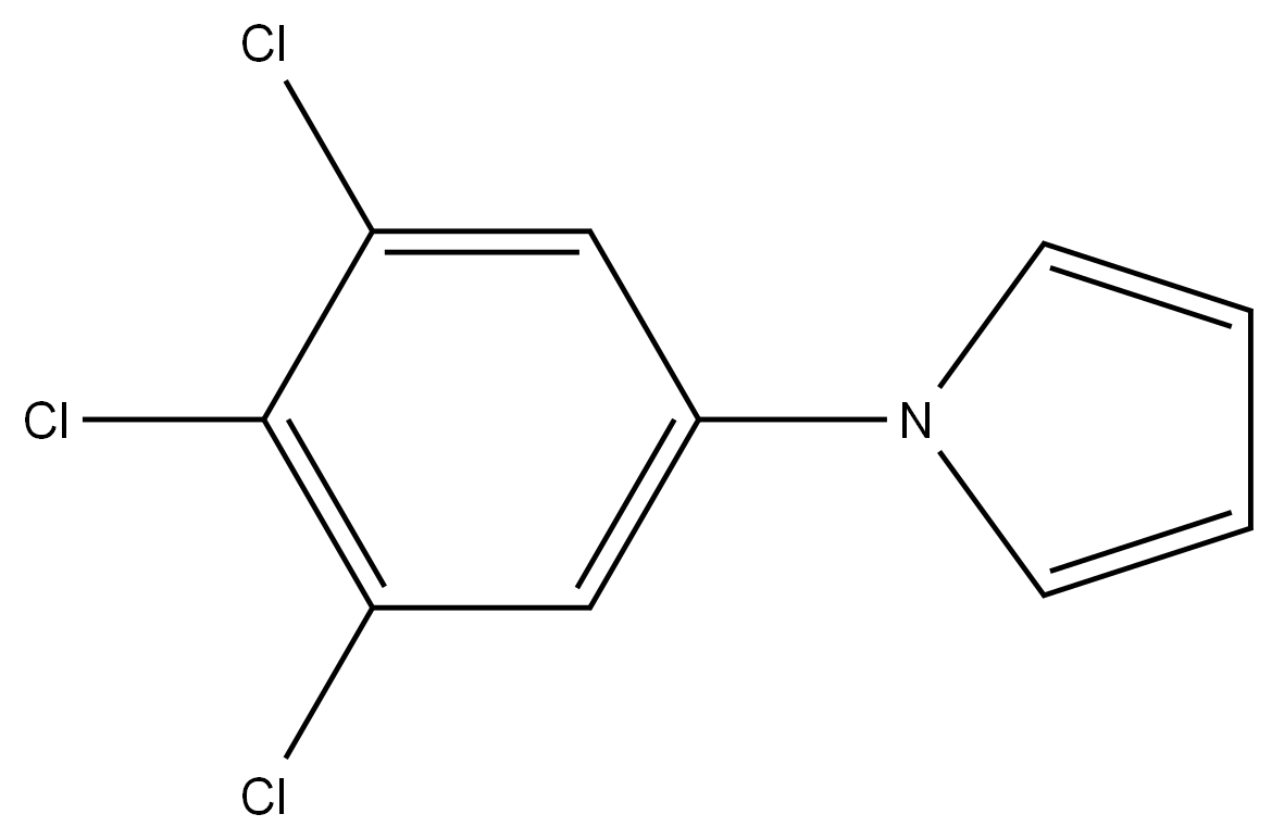 1-(3,4,5-Trichlorophenyl)-1H-pyrrole,2000764-26-9,结构式
