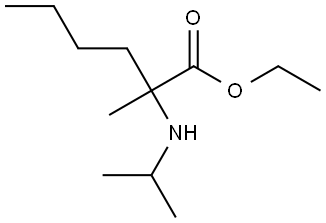 ethyl 2-(isopropylamino)-2-methylhexanoate Structure
