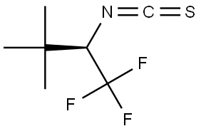 (R)-1,1,1-Trifluoro-2-isothiocyanato-3,3-dimethylbutane Structure