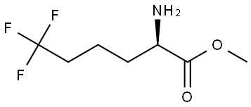(R)-Methyl 2-amino-6,6,6-trifluorohexanoate Struktur