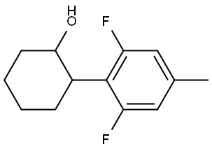 2-(2,6-Difluoro-4-methylphenyl)cyclohexanol Structure