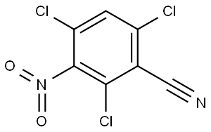 2,4,6-trichloro-3-nitrobenzonitrile Structure