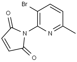 1-(3-Bromo-6-methyl-2-pyridinyl)-1H-pyrrole-2,5-dione Structure