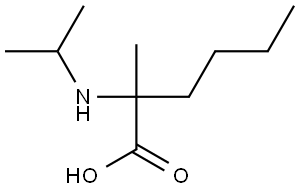 2-(isopropylamino)-2-methylhexanoic acid Structure