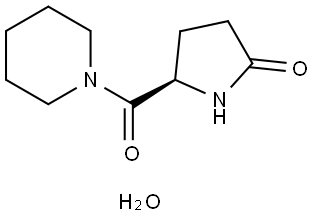 Fasoracetam monohydrate Struktur