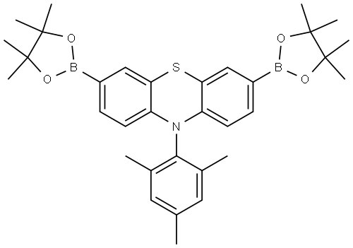 2058093-46-0 10H-Phenothiazine, 3,7-bis(4,4,5,5-tetramethyl-1,3,2-dioxaborolan-2-yl)-10-(2,4,6-trimethylphenyl)-