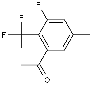 2090967-45-4 1-[3-Fluoro-5-methyl-2-(trifluoromethyl)phenyl]ethanone
