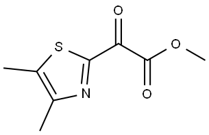 methyl 2-(4,5-dimethylthiazol-2-yl)-2-oxoacetate Structure