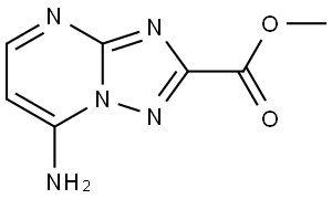 methyl 7-amino-[1,2,4]triazolo[1,5-a]pyrimidine-2-carboxylate,2091503-49-8,结构式