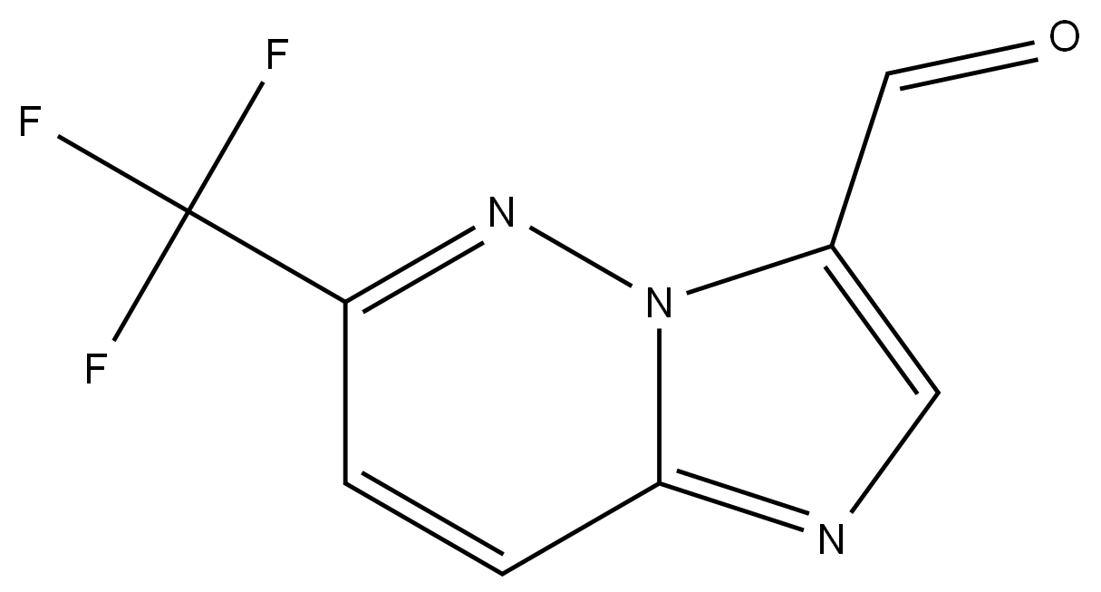 6-(trifluoromethyl)imidazo[1,2-b]pyridazine-3-carbaldehyde 结构式
