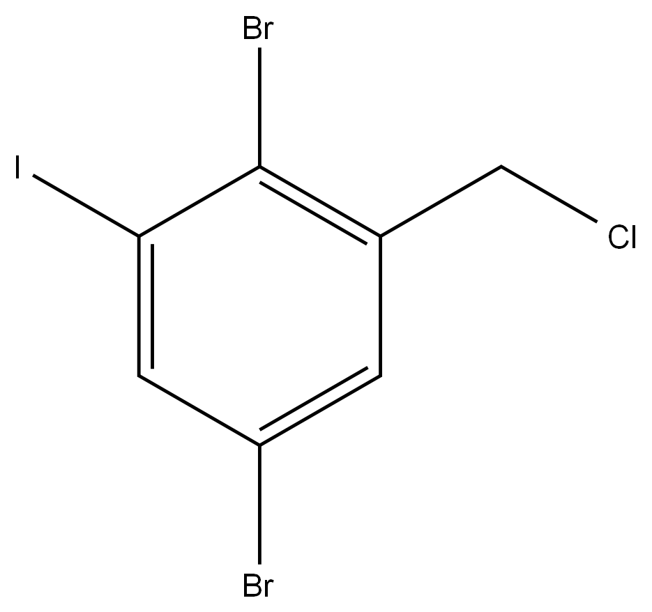 2,5-Dibromo-1-(chloromethyl)-3-iodobenzene,2092187-61-4,结构式