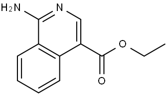 ethyl 1-aminoisoquinoline-4-carboxylate Structure