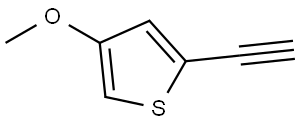 2-Ethynyl-4-methoxythiophene Structure