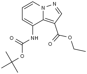 ethyl 4-(tert-butoxycarbonyl)H-pyrazolo[1,5-a]pyridine-3-carboxylate,2097530-09-9,结构式