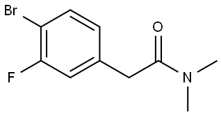 2098589-53-6 4-溴-3-氟-N,N-二甲基苯乙酰胺
