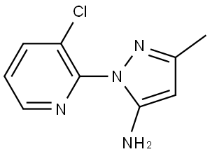 1-(3-chloropyridin-2-yl)-3-methyl-1H-pyrazol-5-amine Structure