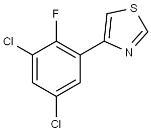 4-(3,5-Dichloro-2-fluorophenyl)thiazole Structure