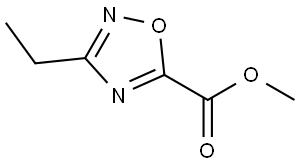 Methyl 3-ethyl-1,2,4-oxadiazole-5-carboxylate Structure