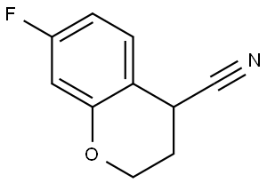 7-fluoro-2H-chromene-4-carbonitrile,2111347-40-9,结构式