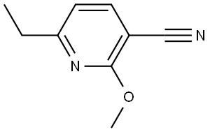 6-Ethyl-2-methoxy-3-pyridinecarbonitrile Structure