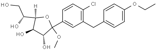 Dapagliflozin Impurity 150 Struktur