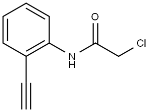 2-Chloro-N-(2-ethynylphenyl)acetamide Structure