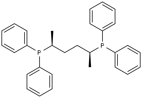 Phosphine, [(1S,4S)-1,4-dimethyl-1,4-butanediyl]bis[diphenyl- (9CI) Struktur