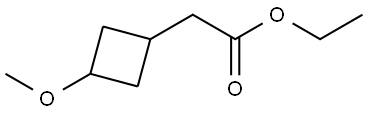 ethyl 2-(3-methoxycyclobutyl)acetate Structure