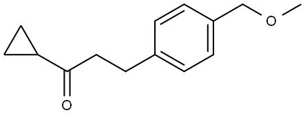 1-(3-(cyclopropylmethoxy)-4-methylphenyl)propan-1-one Structure