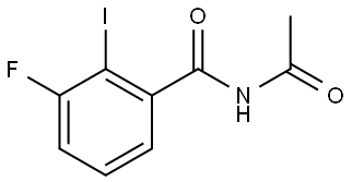 N-Acetyl-3-fluoro-2-iodobenzamide Structure