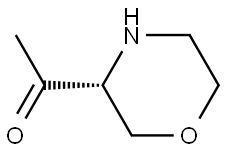 Ethanone, 1-(3-morpholinyl)-,(3R)- Struktur