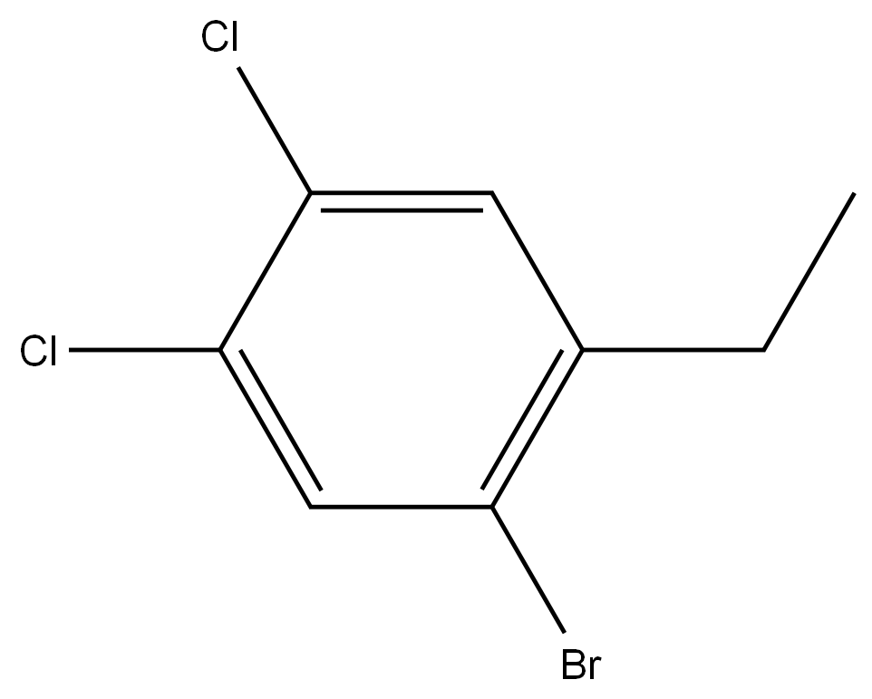 1-Bromo-4,5-dichloro-2-ethylbenzene 结构式