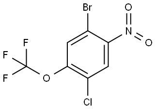 1-bromo-4-chloro-2-nitro-5-(trifluoromethoxy)benzene Structure