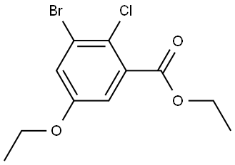 Ethyl 3-bromo-2-chloro-5-ethoxybenzoate Structure