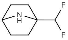 1-(difluoromethyl)-7-azabicyclo[2.2.1]heptane Structure