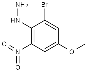 2167284-85-5 Hydrazine, (2-bromo-4-methoxy-6-nitrophenyl)-