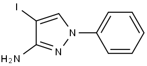 4-iodo-1-phenyl-1H-pyrazol-3-amine Structure