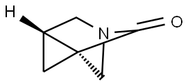 (1S,3S)-5-Azatricyclo[3.1.1.01,3]heptan-6-one Struktur