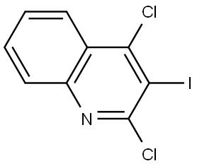 Quinoline, 2,4-dichloro-3-iodo- Structure