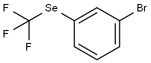 (3-溴苯基)(三氟甲基)硒烷 结构式