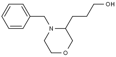 3-Morpholinepropanol, 4-(phenylmethyl)- Structure