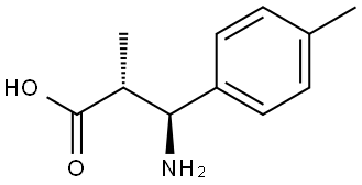 (2R,3S)-3-Amino-2-methyl-3-p-tolyl-propionic acid Structure