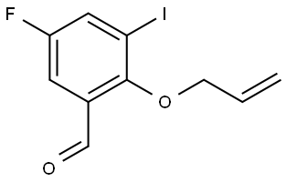 5-Fluoro-3-iodo-2-(2-propen-1-yloxy)benzaldehyde Structure