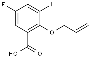 5-Fluoro-3-iodo-2-(2-propen-1-yloxy)benzoic acid Structure