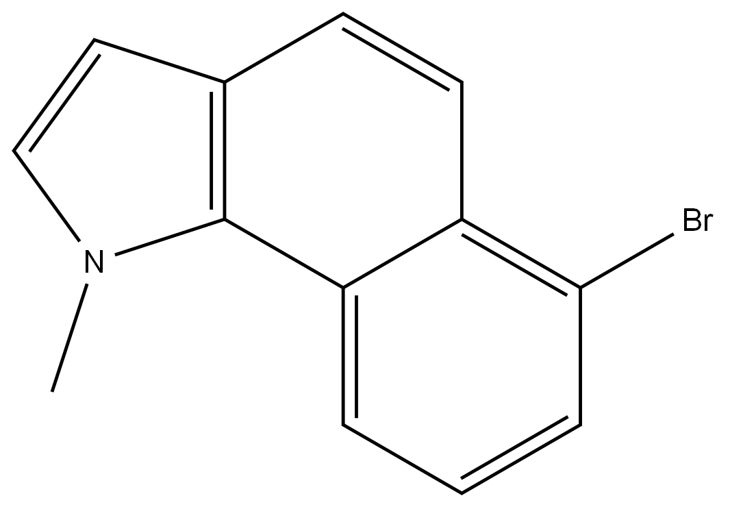 6-Bromo-1-methyl-1H-benz[g]indole Struktur
