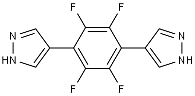 4,4'-(Perfluoro-1,4-phenylene)bis(1H-pyrazole) Structure