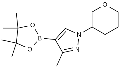 2223003-01-6 3-Methyl-1-(oxan-3-yl)-1H-pyrazole-4-boronic acid pinacol ester