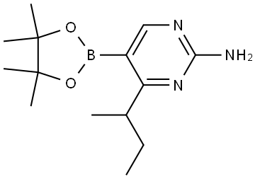 2-Amino-4-(sec-butyl)pyrimidine-5-boronic acid pinacol ester