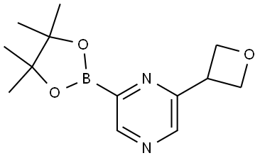 2-(oxetan-3-yl)-6-(4,4,5,5-tetramethyl-1,3,2-dioxaborolan-2-yl)pyrazine|