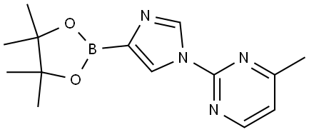 1-(4-Methylpyrimidin-2-yl)-1H-imidazole-4-boronic acid pinacol ester Structure